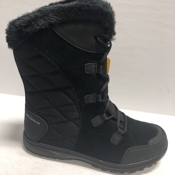 Columbia Women’s Ice Maiden II, Black Winter Boots, Size 10.5M - Picture 1 of 6